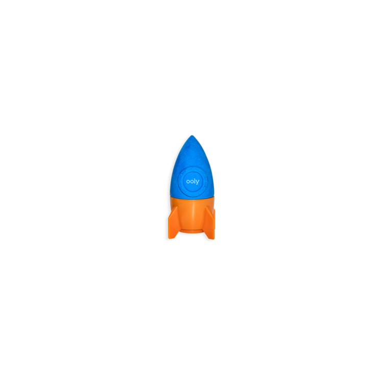 Ooly Rocketship Pencil Sharpener -  Blue