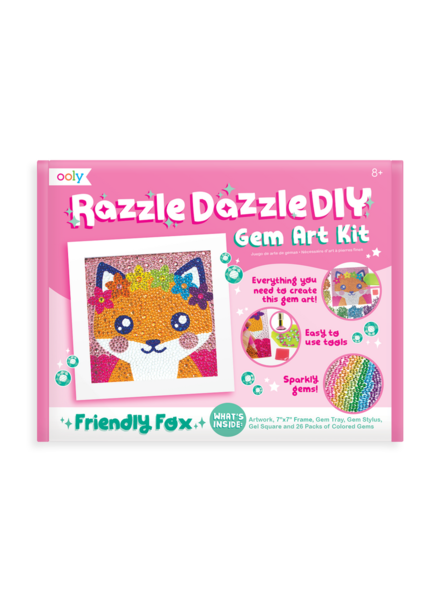 Ooly Razzle Dazzle Gem Art Kit - Fox