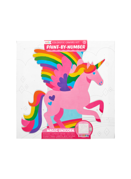 Ooly Paint By Number Kit - Unicorn