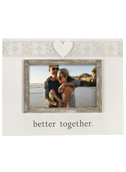 Two's Company Bee-utiful Set of 2 Photo Frames, Gold