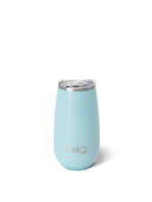 Swig Stemless Champagne Flute - Shimmer Aquamarine