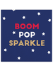 Slant Slant Cocktail Napkins - Boom Pop Sparkle