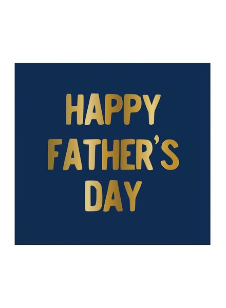 Slant Slant Cocktail Napkins - Happy Father's Day