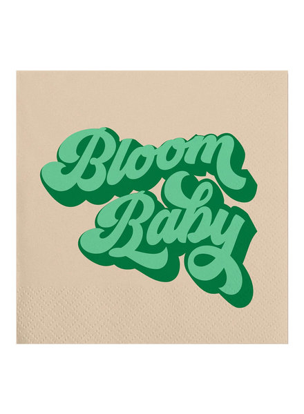 Slant Slant Eco-Friendly Cocktail Napkins - Bloom Baby