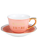 Slant Slant Teacup & Saucer - Bride To Be