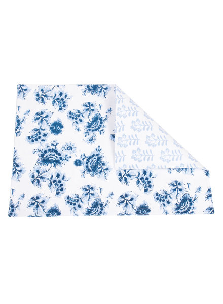 8 Oak Lane 4pc Placemat Set - Perennial Blue