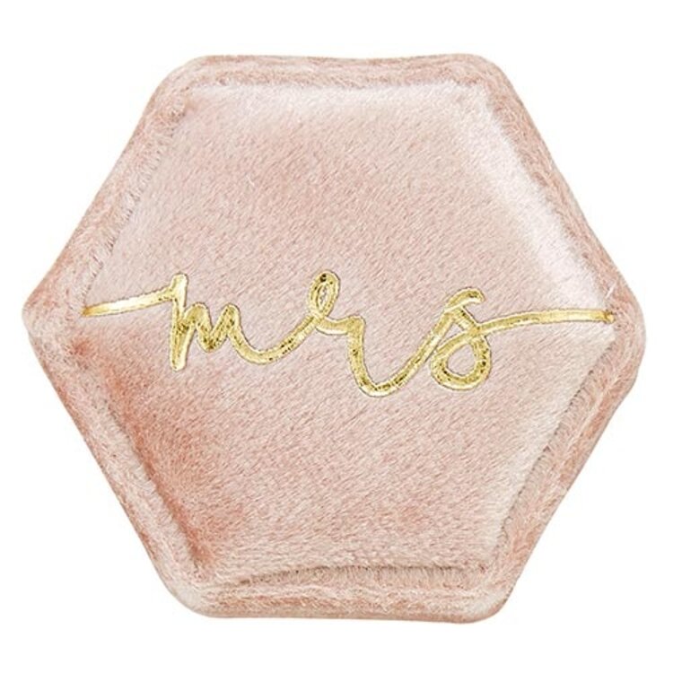Mrs. Velvet Ring Box by Santa Barbara