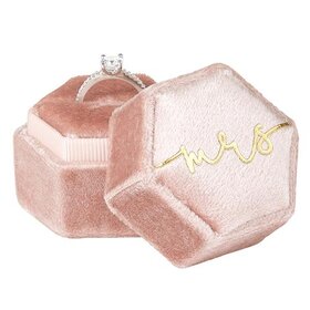 Mrs. Velvet Ring Box