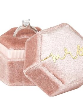 Mrs. Velvet Ring Box