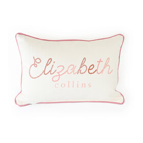 First & Middle Name Stitched Pillow