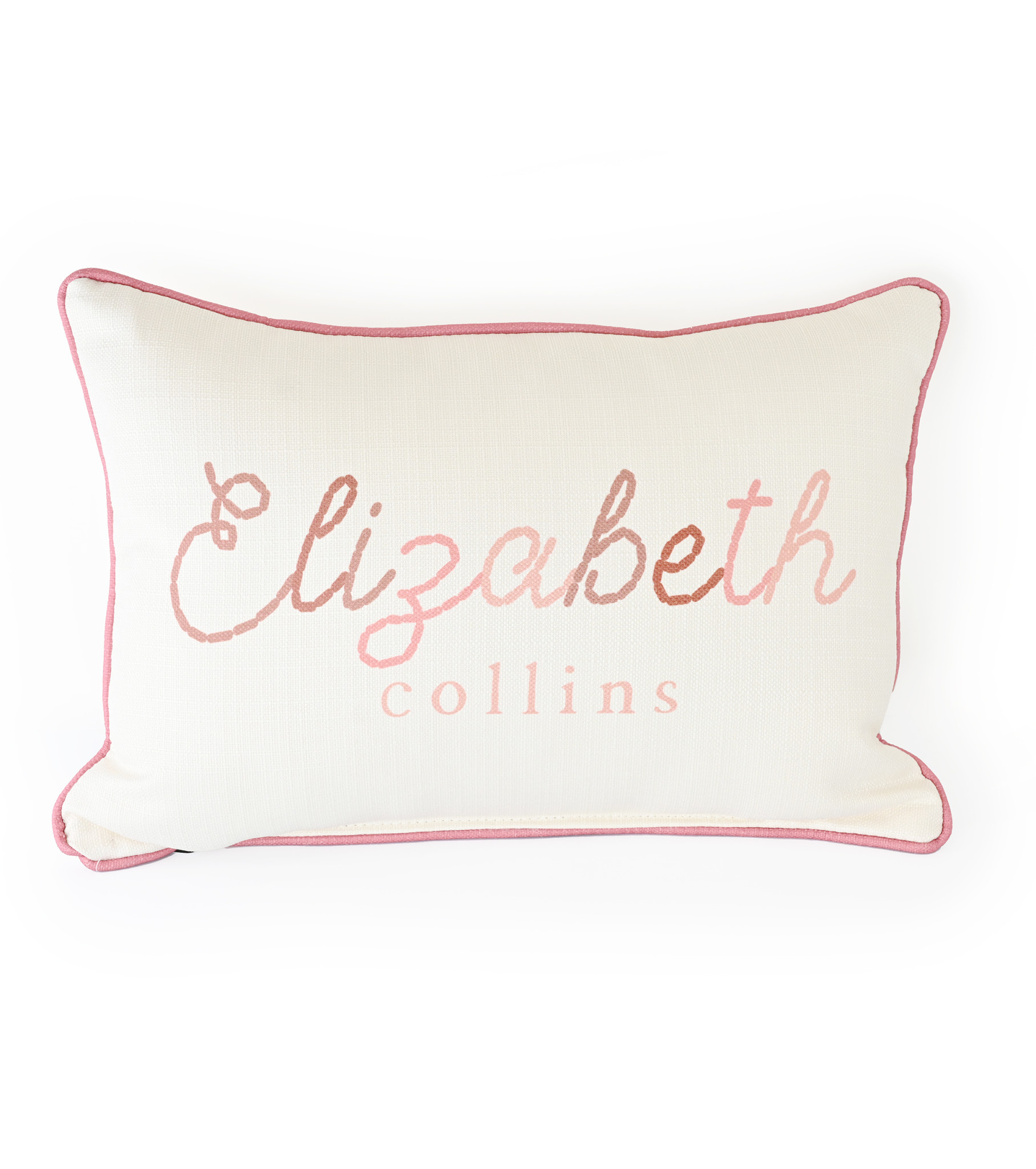 First Middle Baby Name Stitched Pillow at Initial Styles Boutique Initial Styles Jupiter Boutique