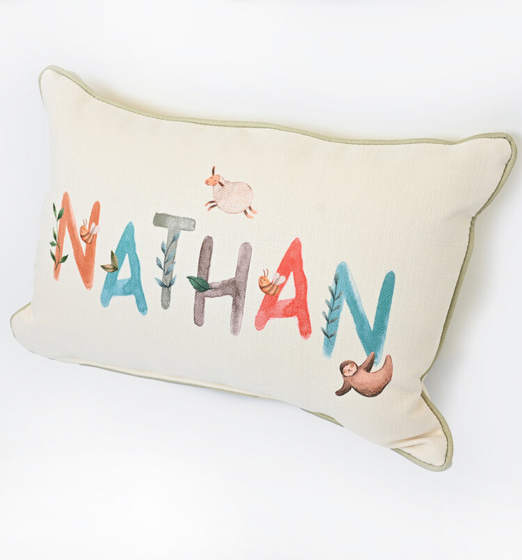 Woodland Name Pillow