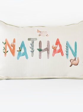 Woodland Name Pillow