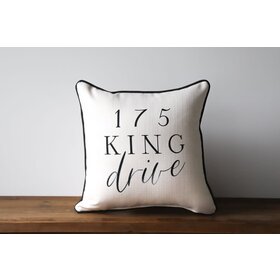 Custom Address Pillow
