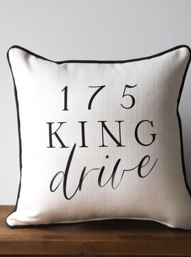 Custom Address Pillow