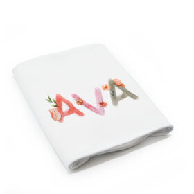 Personalized Woodland Burp Cloth