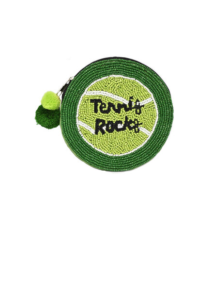 LC Designs Tennis Rocks Zip Pouch