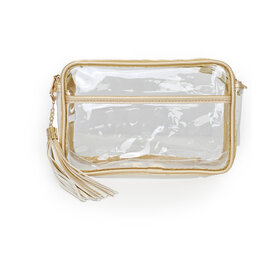 Gold & Clear Gameday Crossbody