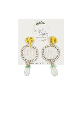 Tennis Racquet Earrings