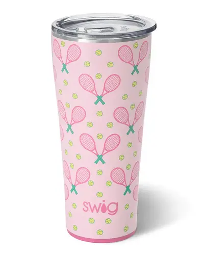 Pink Floral 20 oz insulated tumbler with lid and straw