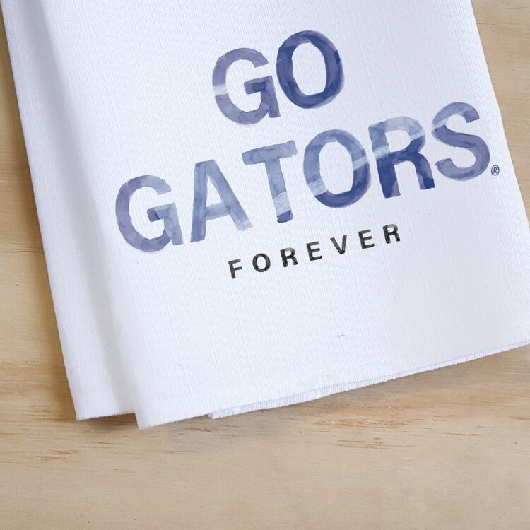 Go Gators Forever Tea Towel