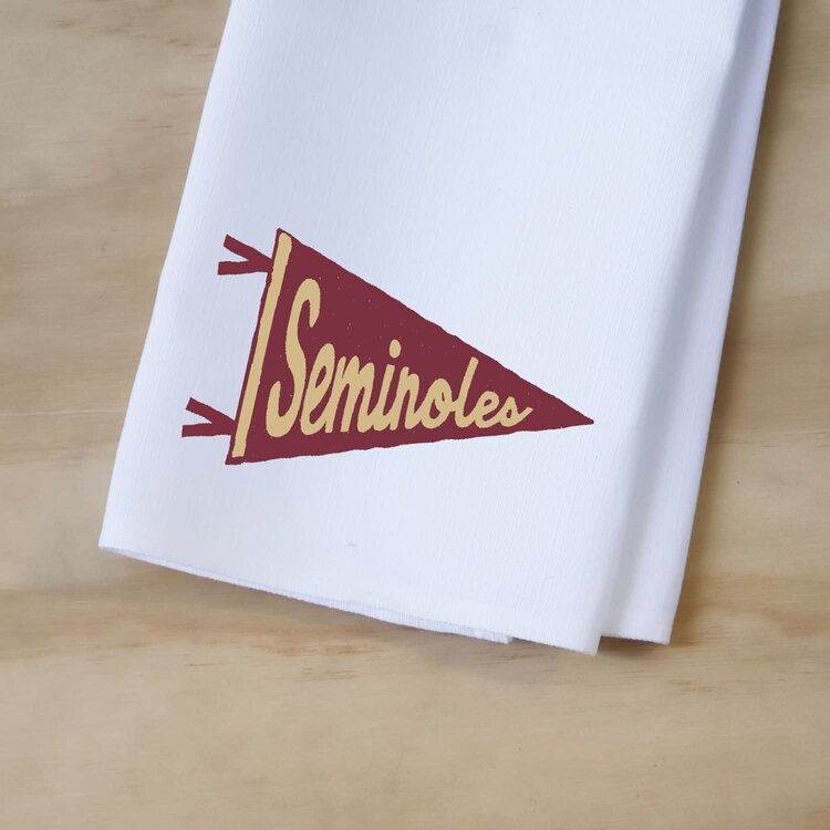Seminoles Pennant Tea Towel