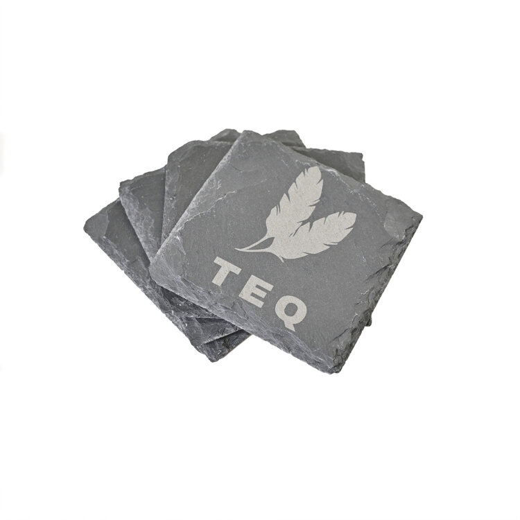 Tequesta Set of 4 Slate Coasters