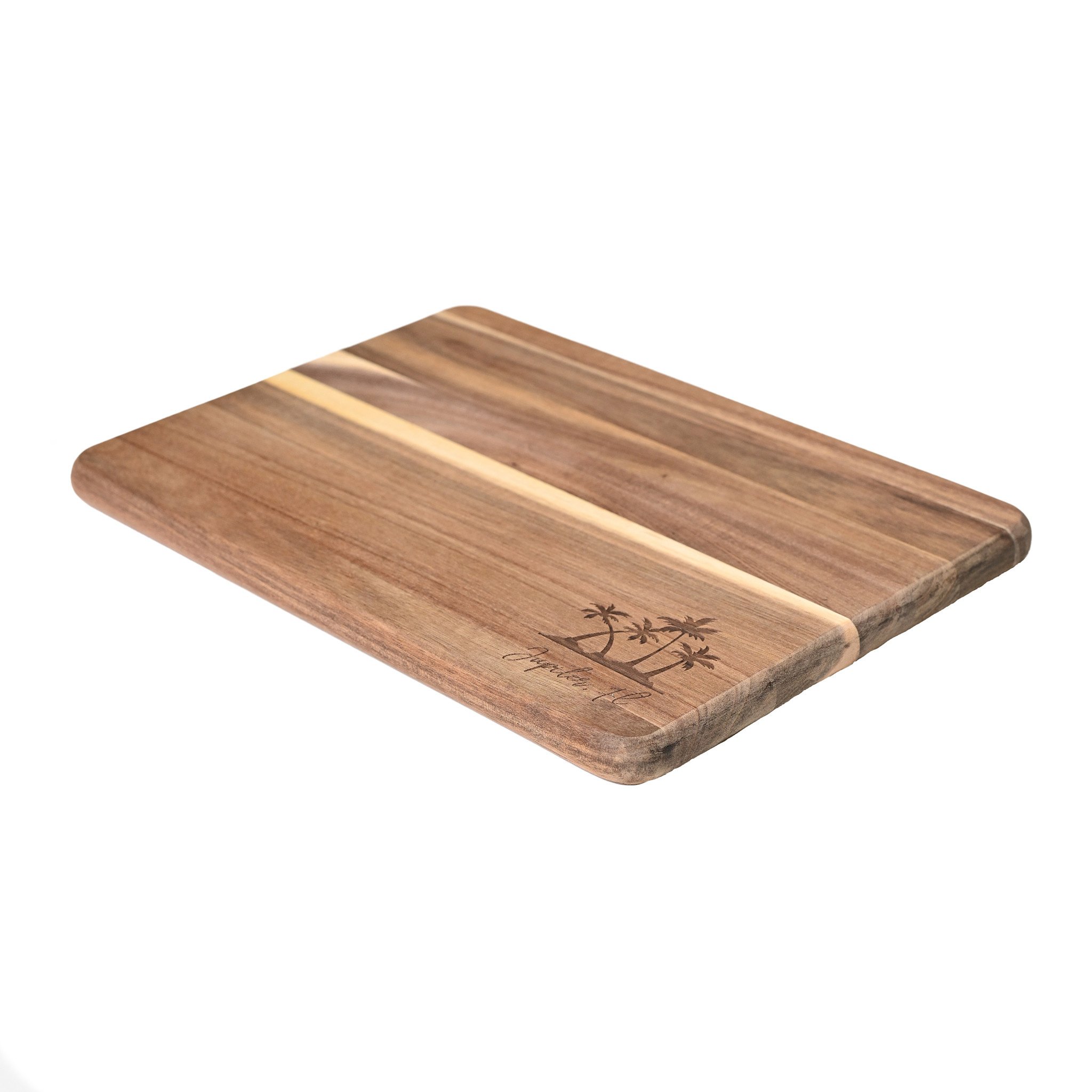 Initial Styles Jupiter Dark Wood Cutting Board