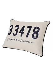 Initial Styles Jupiter Farms Zip Code Pillow