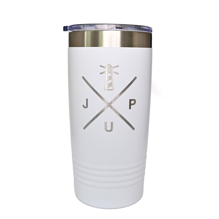 White JUP Tumbler