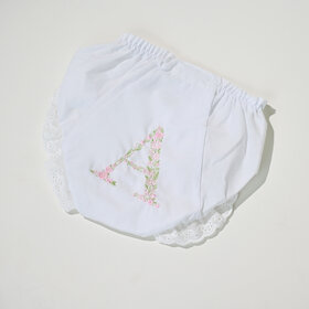 Pink Floral Letter Bloomer