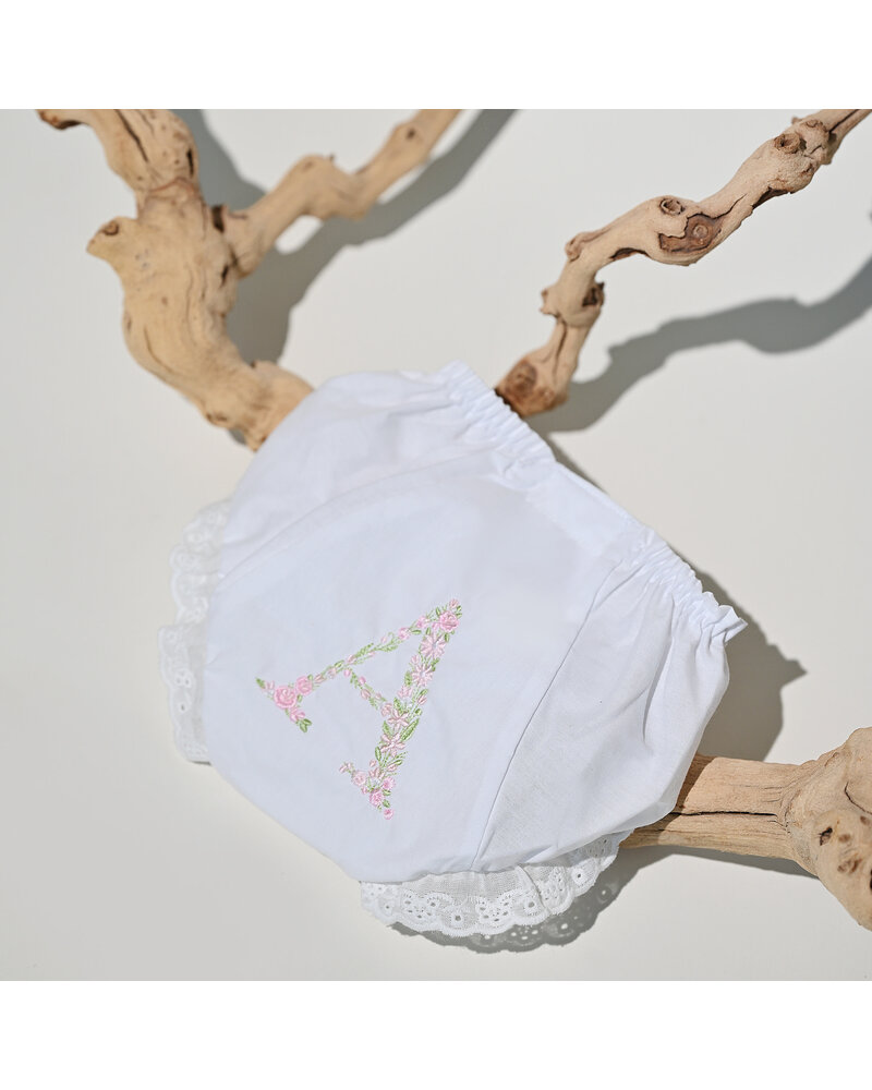 Initial Styles Baby Girl Bloomer Pink Letter