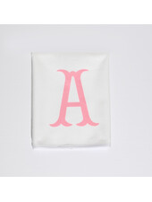 Initial Styles Pink Initial Burp Cloth