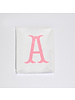 Initial Styles Pink Letter Burp Cloth