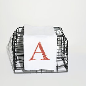 Brown Burp Cloth - Brown  Initial