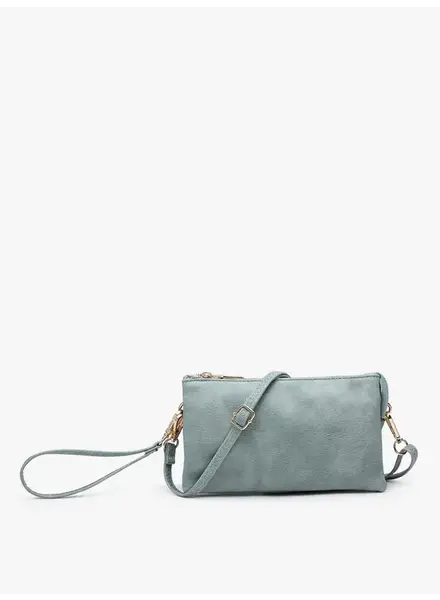 Jen & Co. Light Teal Crossbody + Clutch