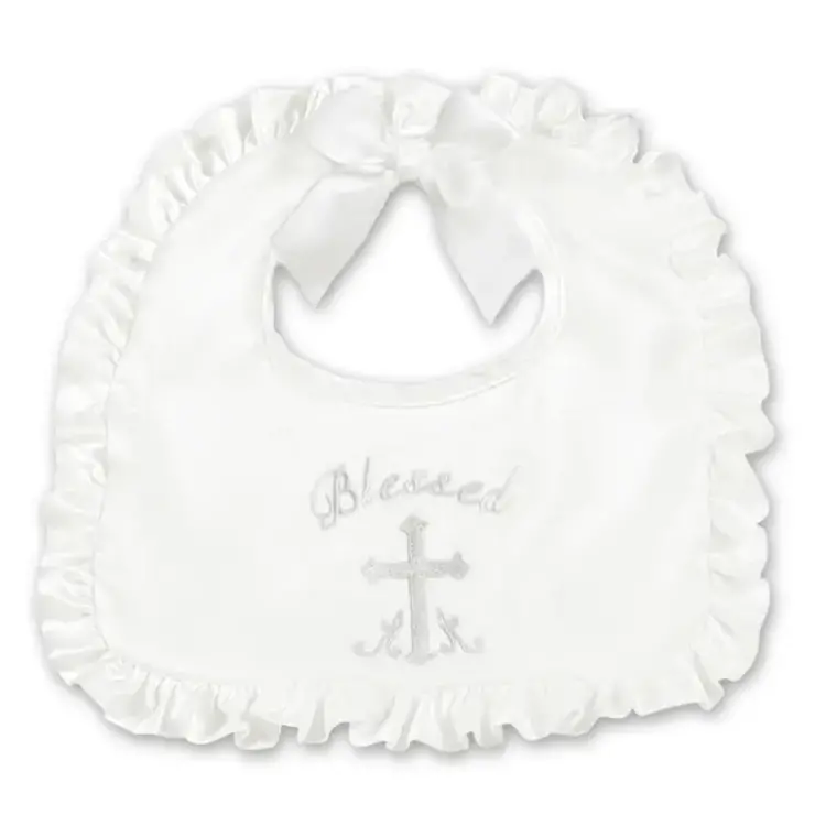 Bearington Baby Blessings Ruffle Bib