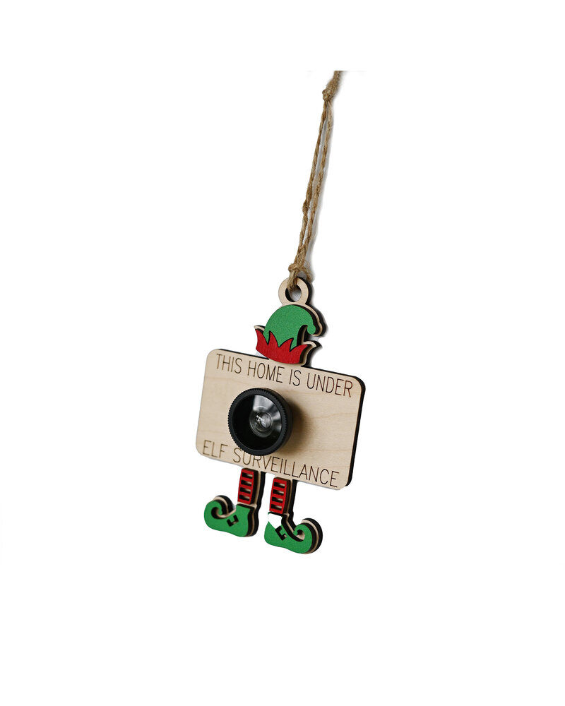 Initial Styles Ornament - Elf Surveilance