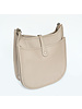 Initial Styles Beige Faux Leather Large Crossbody