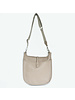 Initial Styles Beige Faux Leather Large Crossbody