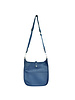 Initial Styles Faux Leather Crossbody - Navy Blue
