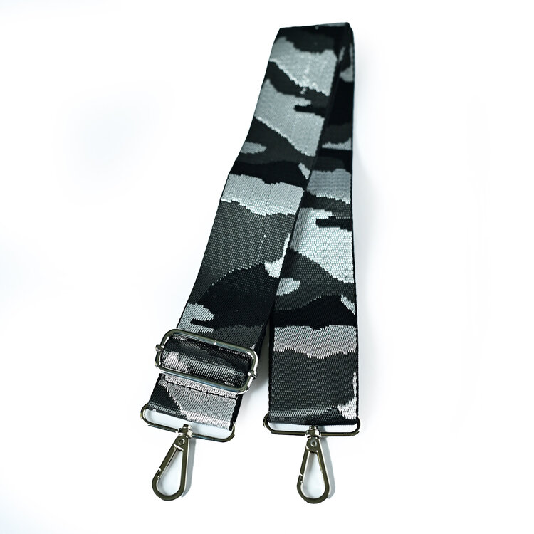 Guitar Strap- Grey Camo