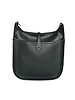 Initial Styles Faux Leather Large Crossbody - Black