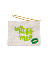 Initial Styles St. Patrick's Day Kiss Me Pouch