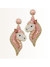 Initial Styles Pastel Unicorn Earrings