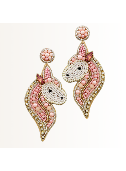 Initial Styles Pastel Unicorn Earrings