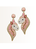 Initial Styles Pastel Unicorn Seed Bead Earrings