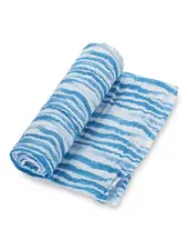 LollyBanks Blue Wave Baby Blanket