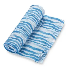 Blue Wave Baby Blanket