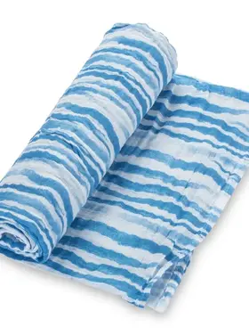 Blue Wave Baby Blanket